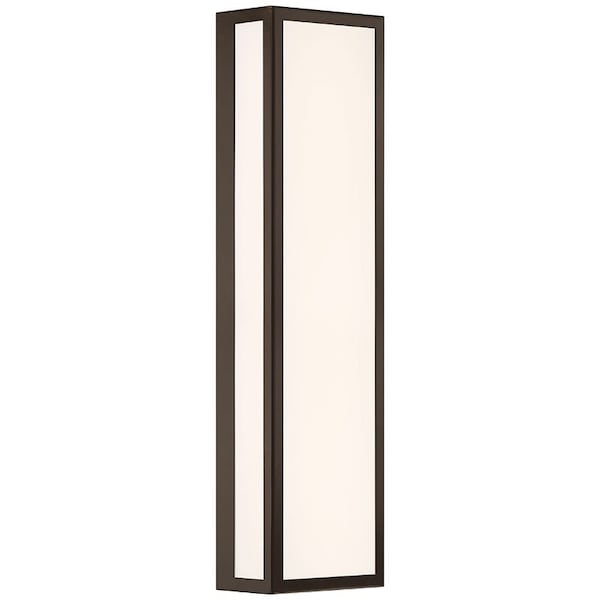 Access Lighting GEO, Dual Voltage Outdoor LED Wall Mount, Bronze Finish, Acrylic Lens Acrylic 20092LEDMG-BRZ/ACR - main